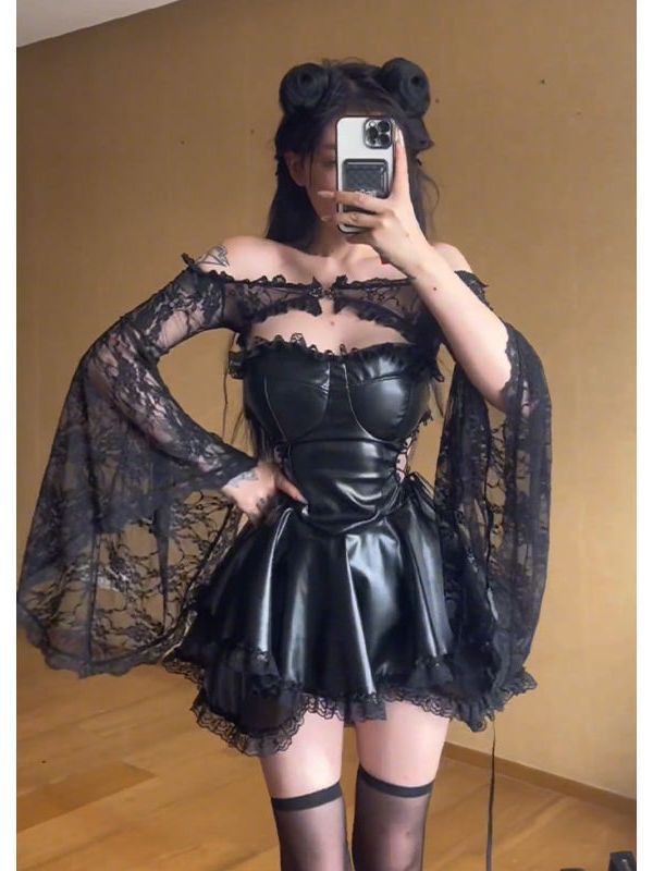 Midnight Veil Dress