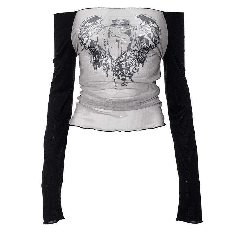 Fallen Angel Mesh Top