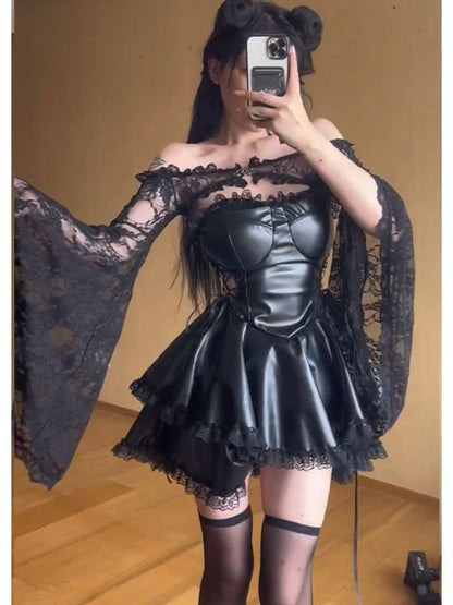 Midnight Veil Dress