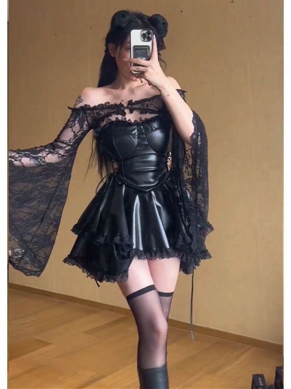 Midnight Veil Dress