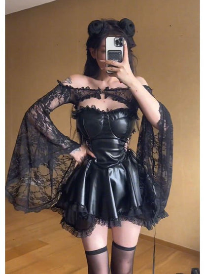 Midnight Veil Dress