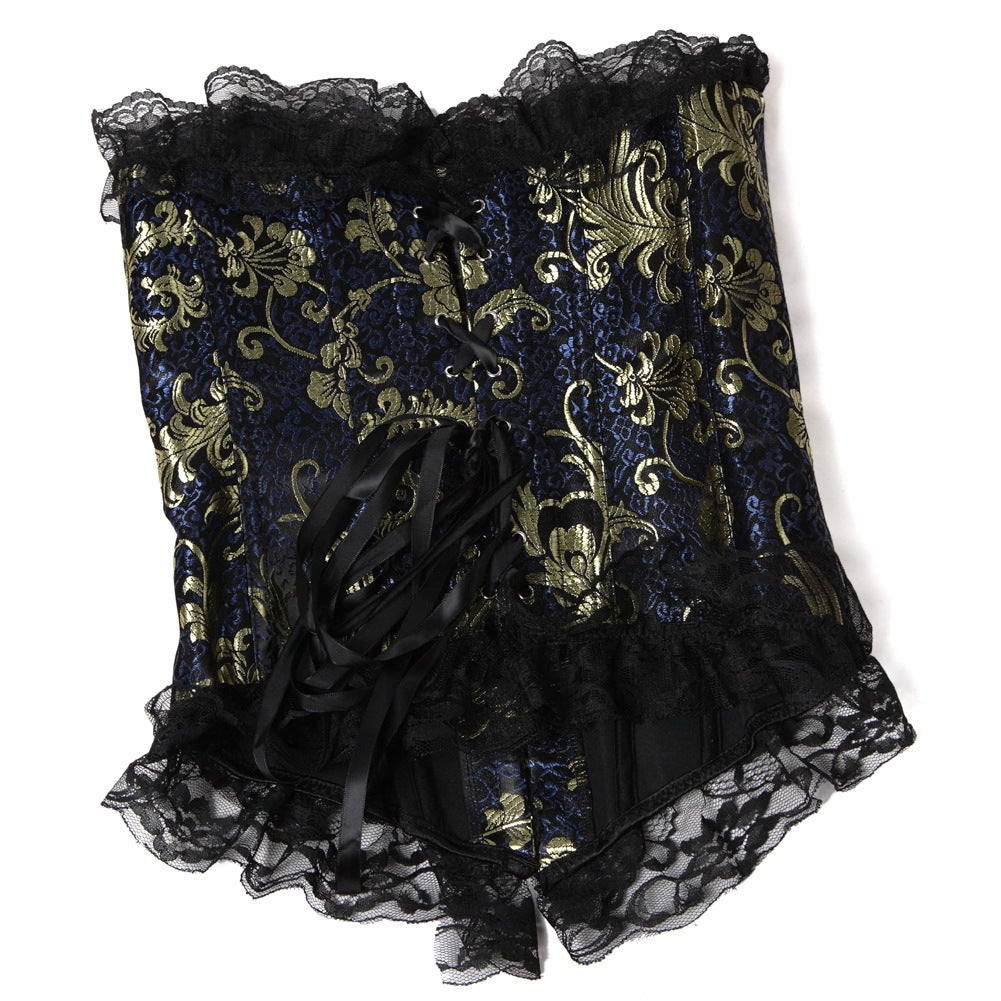 Foreign Trade Supply Corset Factory Direct Jacquard-breasted Abdominal Body-shaping Jacket