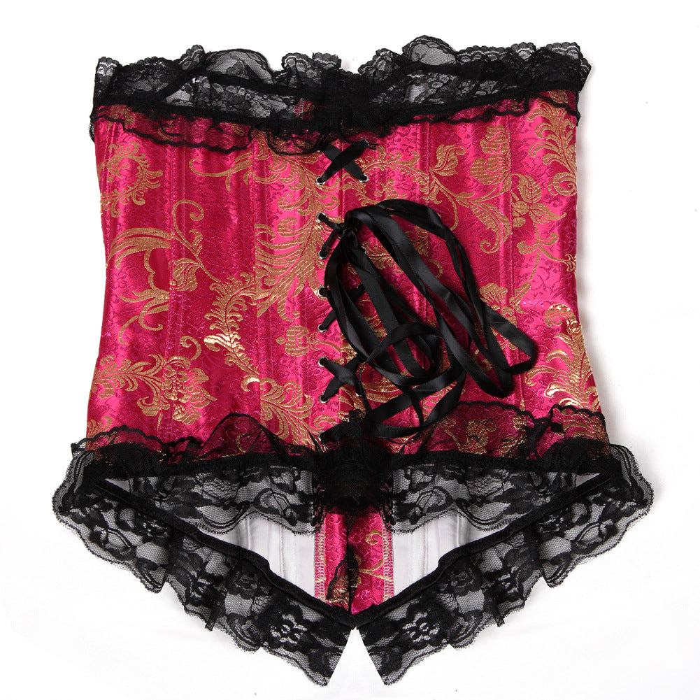 Foreign Trade Supply Corset Factory Direct Jacquard-breasted Abdominal Body-shaping Jacket