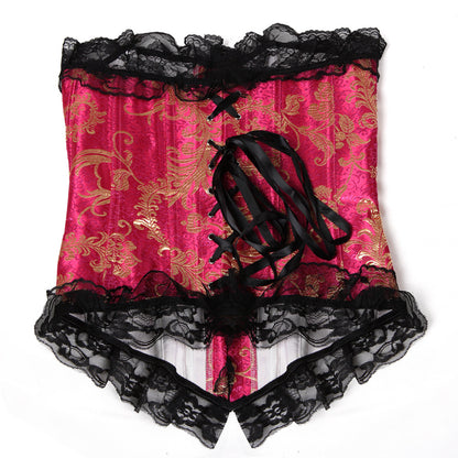 Foreign Trade Supply Corset Factory Direct Jacquard-breasted Abdominal Body-shaping Jacket