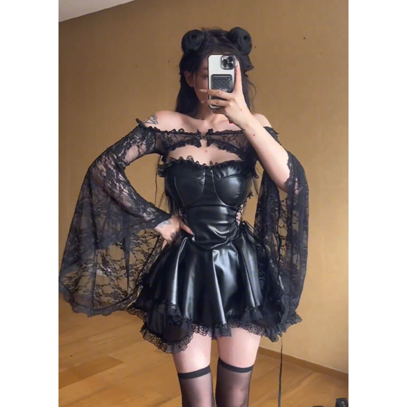 Midnight Veil Dress