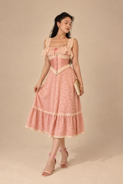 Palace Pink Lace Dress