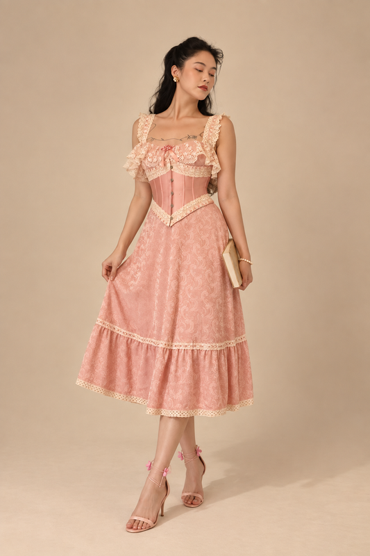 Palace Pink Lace Dress