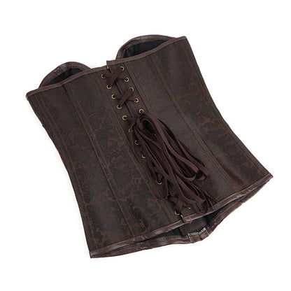 Gothic Palace Chain Decorated Corset Body Shaping And Belly Controlling Women's Shaping Top Amazon Aliexpress Source
