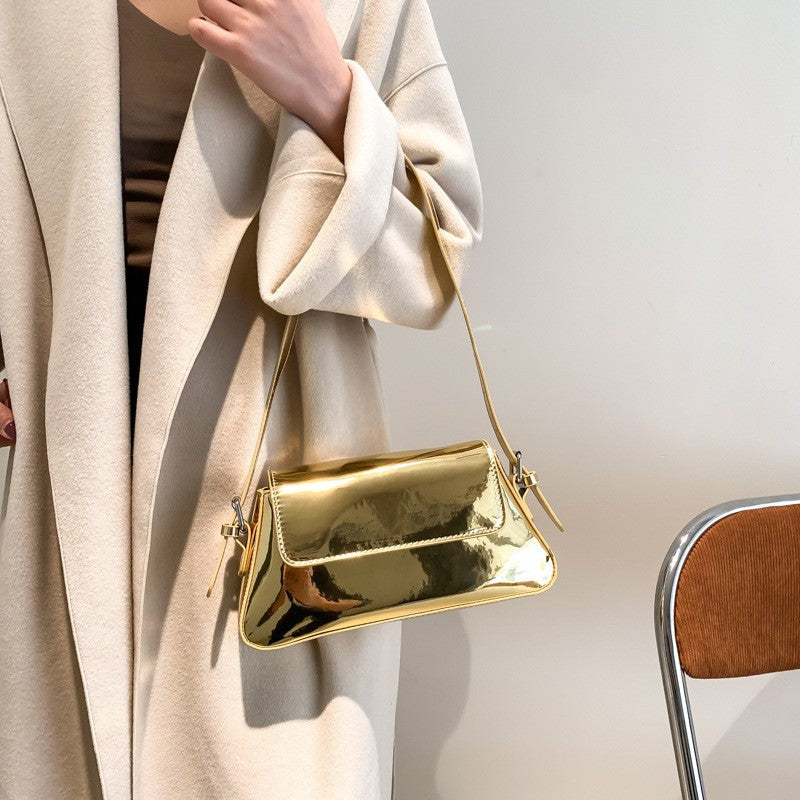High-end Western Style Small Bag Women's Summer 2023 New Fashionable Fashionable Niche Crossbody Bag Women's One-shoulder Underarm Bag