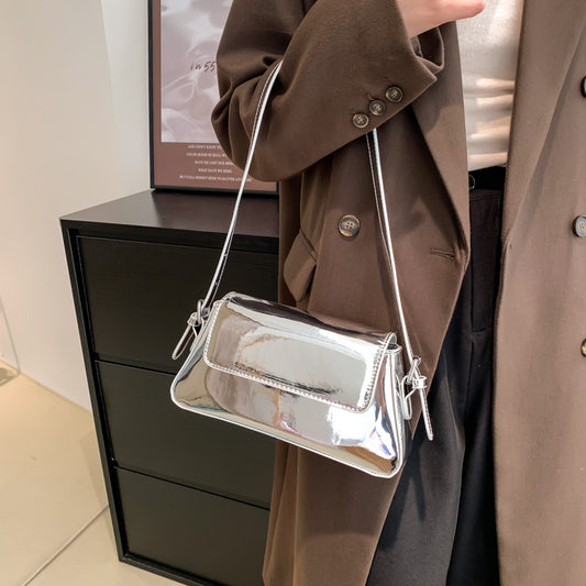 High-end Western Style Small Bag Women's Summer 2023 New Fashionable Fashionable Niche Crossbody Bag Women's One-shoulder Underarm Bag