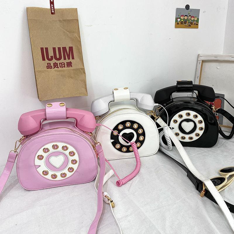 Cross-Border Popular New One-Shoulder Crossbody Bag For Women, Creative Sweet Girl, Funny Personality, Fashionable And Cute Phone Bag