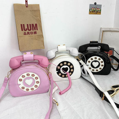 Cross-Border Popular New One-Shoulder Crossbody Bag For Women, Creative Sweet Girl, Funny Personality, Fashionable And Cute Phone Bag