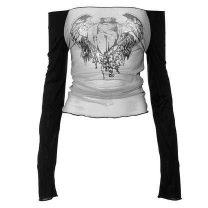 Fallen Angel Mesh Top