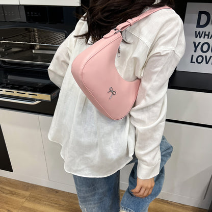 Fashion Handbag Shoulder Bag 2025 New Cross-Border Retro Simple Versatile Crossbody Bag Women's Crescent Underarm Bag Women