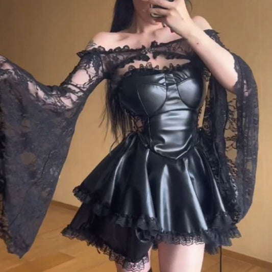 Midnight Veil Dress